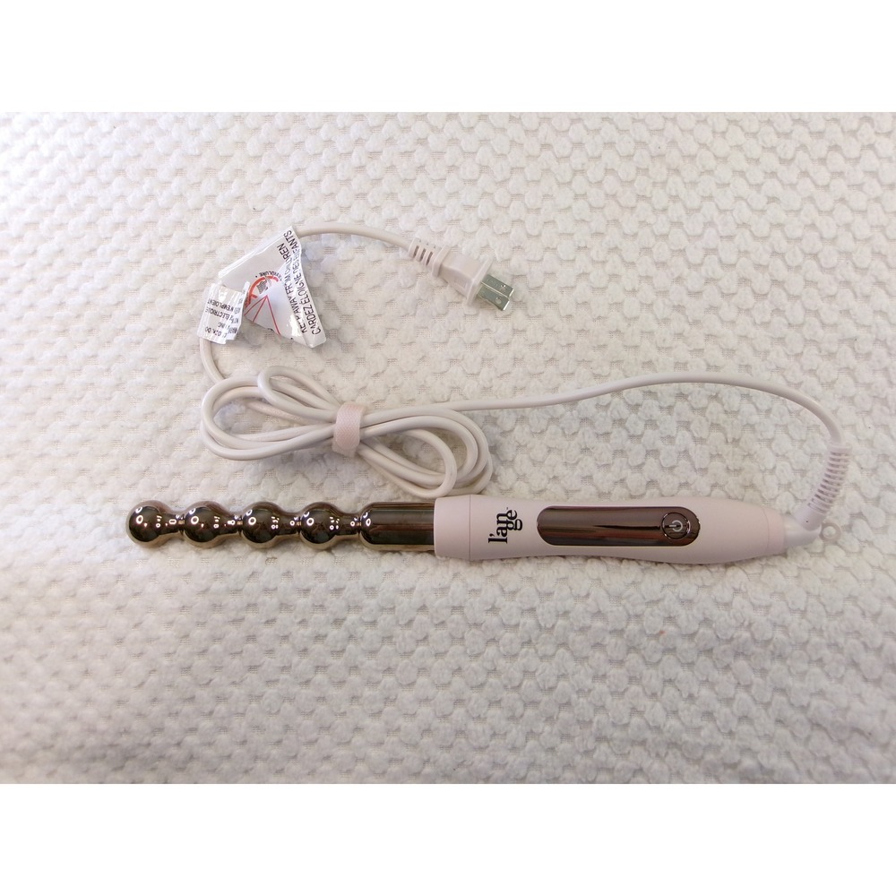 L'ange Le Perle Bubble Curling Wand Blush Pink Titanium Hair Styling Tool